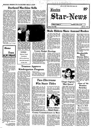 Electra Star-News (Electra, Tex.), Vol. 74, No. 46, Ed. 1 Thursday, June 25, 1981