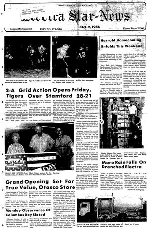 Electra Star-News (Electra, Tex.), Vol. 80, No. 8, Ed. 1 Thursday, October 9, 1986
