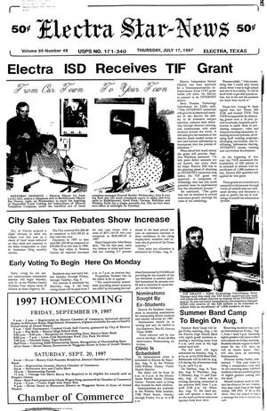 Electra Star-News (Electra, Tex.), Vol. 90, No. 48, Ed. 1 Thursday, July 17, 1997