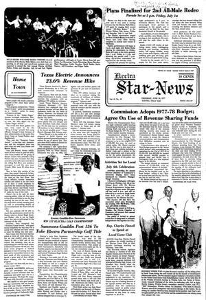 Electra Star-News (Electra, Tex.), Vol. 69, No. 48, Ed. 1 Thursday, June 30, 1977