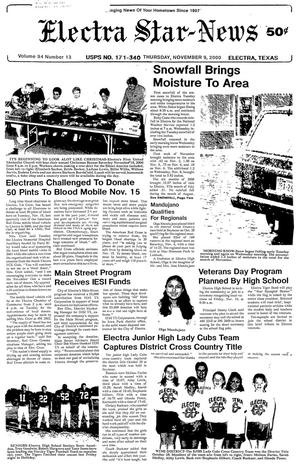 Electra Star-News (Electra, Tex.), Vol. 94, No. 13, Ed. 1 Thursday, November 9, 2000