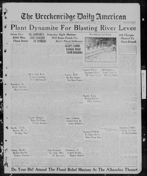 The Breckenridge Daily American (Breckenridge, Tex), Vol. 7, No. 255, Ed. 1, Friday, April 29, 1927