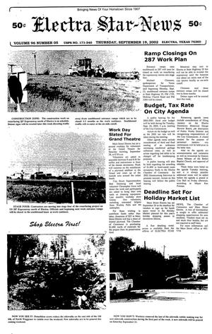 Electra Star-News (Electra, Tex.), Vol. 96, No. 5, Ed. 1 Thursday, September 19, 2002