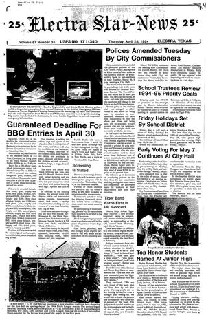 Electra Star-News (Electra, Tex.), Vol. 87, No. 35, Ed. 1 Thursday, April 28, 1994