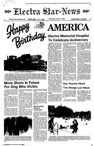 Electra Star-News (Electra, Tex.), Vol. 89, No. 46, Ed. 1 Thursday, July 4, 1996
