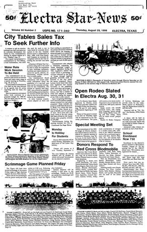 Electra Star-News (Electra, Tex.), Vol. 90, No. 2, Ed. 1 Thursday, August 29, 1996
