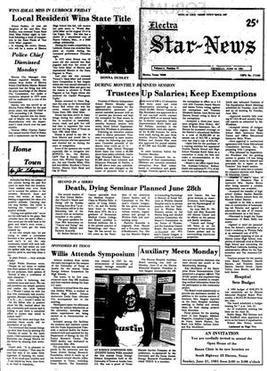 Electra Star-News (Electra, Tex.), Vol. 74, No. 45, Ed. 1 Thursday, June 18, 1981