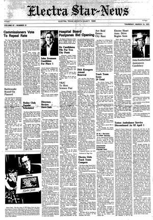 Electra Star-News (Electra, Tex.), Vol. 67, No. 31, Ed. 1 Thursday, March 13, 1975