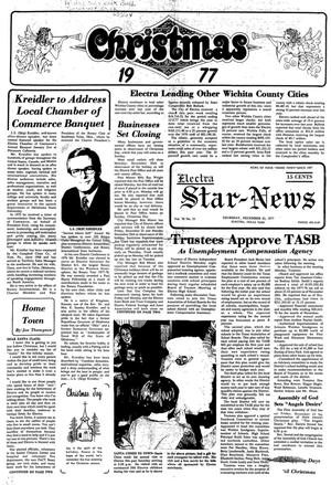 Electra Star-News (Electra, Tex.), Vol. 70, No. 21, Ed. 1 Thursday, December 22, 1977