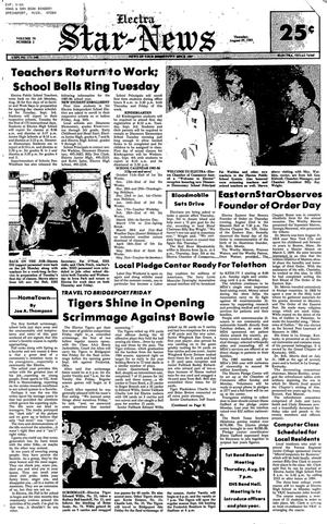 Electra Star-News (Electra, Tex.), Vol. 79, No. 2, Ed. 1 Thursday, August 29, 1985