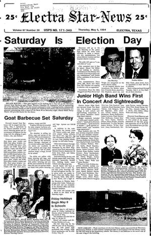 Electra Star-News (Electra, Tex.), Vol. 87, No. 36, Ed. 1 Thursday, May 5, 1994