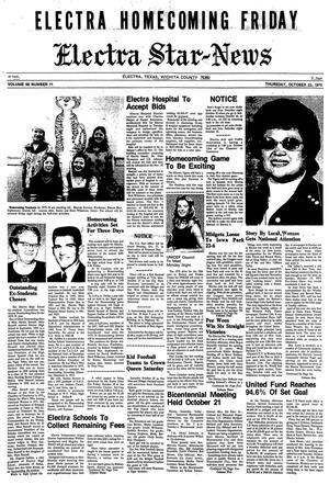 Electra Star-News (Electra, Tex.), Vol. 68, No. 11, Ed. 1 Thursday, October 23, 1975
