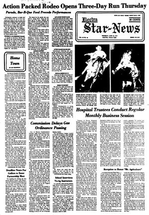 Electra Star-News (Electra, Tex.), Vol. 69, No. 46, Ed. 1 Thursday, June 16, 1977