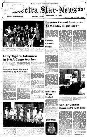Electra Star-News (Electra, Tex.), Vol. 80, No. 27, Ed. 1 Thursday, February 19, 1987