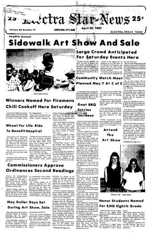 Electra Star-News (Electra, Tex.), Vol. 80, No. 37, Ed. 1 Thursday, April 30, 1987
