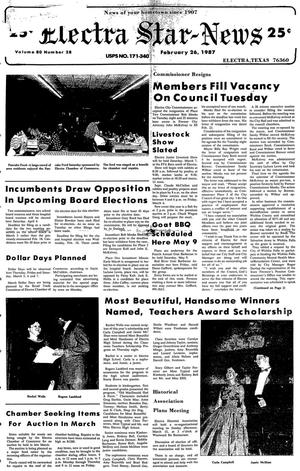 Electra Star-News (Electra, Tex.), Vol. 80, No. 28, Ed. 1 Thursday, February 26, 1987