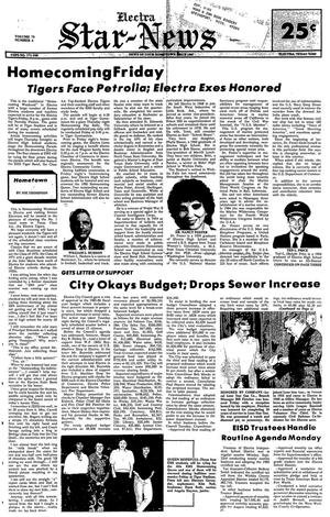 Electra Star-News (Electra, Tex.), Vol. 79, No. 6, Ed. 1 Thursday, September 26, 1985