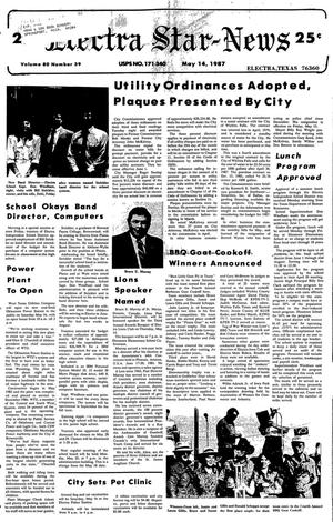 Electra Star-News (Electra, Tex.), Vol. 80, No. 39, Ed. 1 Thursday, May 14, 1987