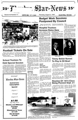 Electra Star-News (Electra, Tex.), Vol. 83, No. 51, Ed. 1 Thursday, August 2, 1990