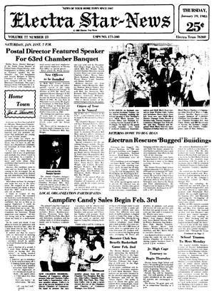 Electra Star-News (Electra, Tex.), Vol. 77, No. 23, Ed. 1 Thursday, January 19, 1984