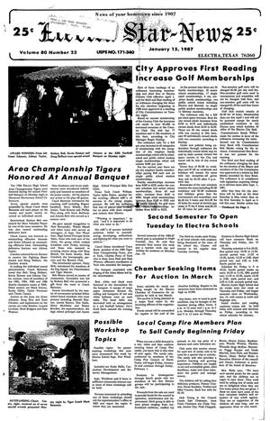 Electra Star-News (Electra, Tex.), Vol. 80, No. 22, Ed. 1 Thursday, January 15, 1987