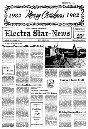 Electra Star-News (Electra, Tex.), Vol. 76, No. 19, Ed. 1 Thursday, December 23, 1982