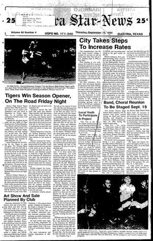 Electra Star-News (Electra, Tex.), Vol. 86, No. 4, Ed. 1 Thursday, September 10, 1992