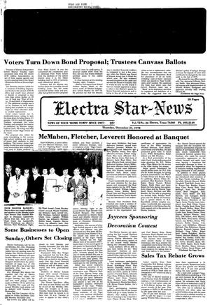 Electra Star-News (Electra, Tex.), Vol. 72, No. 20, Ed. 1 Thursday, December 21, 1978