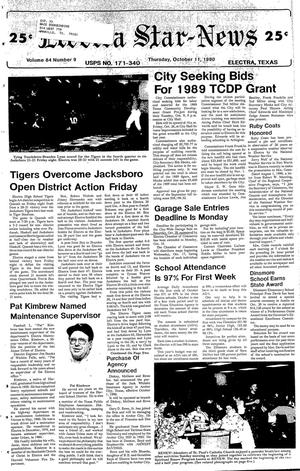 Electra Star-News (Electra, Tex.), Vol. 84, No. 9, Ed. 1 Thursday, October 11, 1990