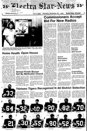 Electra Star-News (Electra, Tex.), Vol. 84, No. 16, Ed. 1 Thursday, November 29, 1990