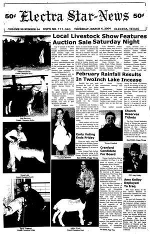 Electra Star-News (Electra, Tex.), Vol. 98, No. 34, Ed. 1 Thursday, March 4, 2004