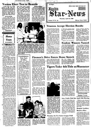 Electra Star-News (Electra, Tex.), Vol. 73, No. 35, Ed. 1 Thursday, April 10, 1980