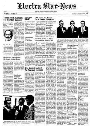Electra Star-News (Electra, Tex.), Vol. 67, No. 26, Ed. 1 Thursday, February 13, 1975
