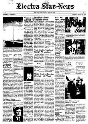 Electra Star-News (Electra, Tex.), Vol. 67, No. 32, Ed. 1 Thursday, March 20, 1975