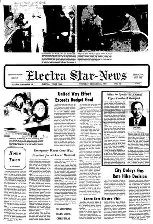 Primary view of object titled 'Electra Star-News (Electra, Tex.), Vol. 69, No. 18, Ed. 1 Thursday, December 2, 1976'.