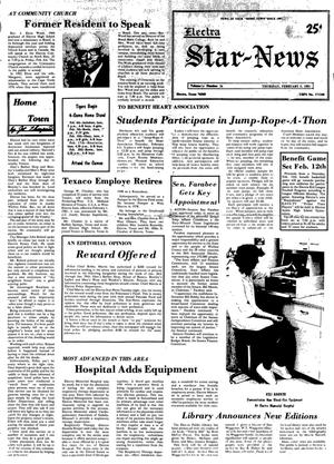 Electra Star-News (Electra, Tex.), Vol. 74, No. 26, Ed. 1 Thursday, February 5, 1981