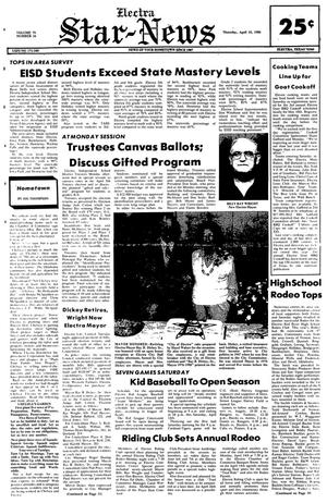 Electra Star-News (Electra, Tex.), Vol. 79, No. 34, Ed. 1 Thursday, April 10, 1986