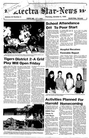 Electra Star-News (Electra, Tex.), Vol. 82, No. 8, Ed. 1 Thursday, October 6, 1988