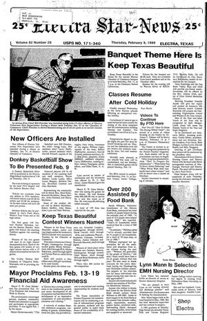 Electra Star-News (Electra, Tex.), Vol. 82, No. 26, Ed. 1 Thursday, February 9, 1989
