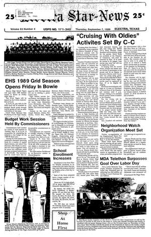 Electra Star-News (Electra, Tex.), Vol. 83, No. 4, Ed. 1 Thursday, September 7, 1989