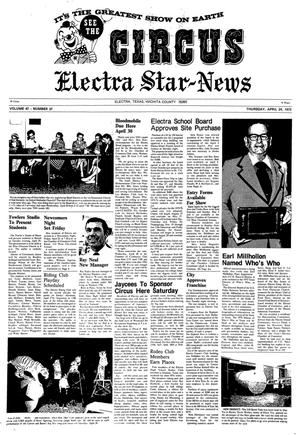 Electra Star-News (Electra, Tex.), Vol. 67, No. 37, Ed. 1 Thursday, April 24, 1975