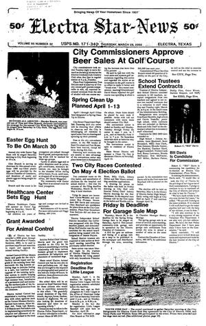 Electra Star-News (Electra, Tex.), Vol. 95, No. 32, Ed. 1 Thursday, March 28, 2002
