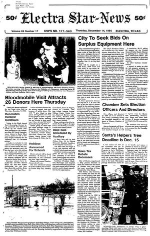 Electra Star-News (Electra, Tex.), Vol. 89, No. 17, Ed. 1 Thursday, December 14, 1995