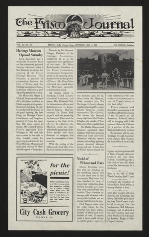 Primary view of object titled 'The Frisco Journal (Frisco, Tex.), Vol. 1, No. 1, Ed. 1 Saturday, May 3, 2008'.