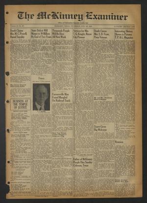 The McKinney Examiner (McKinney, Tex.), Vol. 53, No. 39, Ed. 1 Thursday, July 20, 1939
