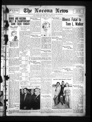 The Nocona News (Nocona, Tex.), Vol. 30, No. 19, Ed. 1 Friday, October 26, 1934
