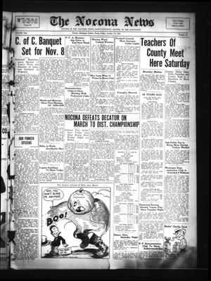 Primary view of object titled 'The Nocona News (Nocona, Tex.), Vol. 30, No. 18, Ed. 1 Friday, October 19, 1934'.