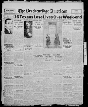 Primary view of object titled 'The Breckenridge American (Breckenridge, Tex), Vol. 11, No. 173, Ed. 1, Monday, June 22, 1931'.