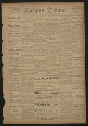 Evening Tribune. (Galveston, Tex.), Vol. 10, No. 9, Ed. 1 Thursday, November 14, 1889