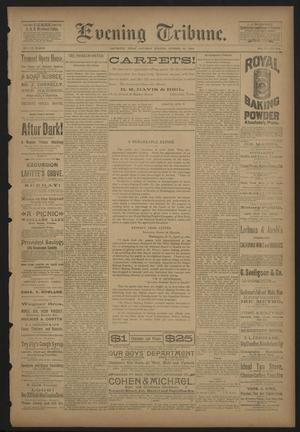 Evening Tribune. (Galveston, Tex.), Vol. 9, No. 294, Ed. 1 Saturday, October 12, 1889